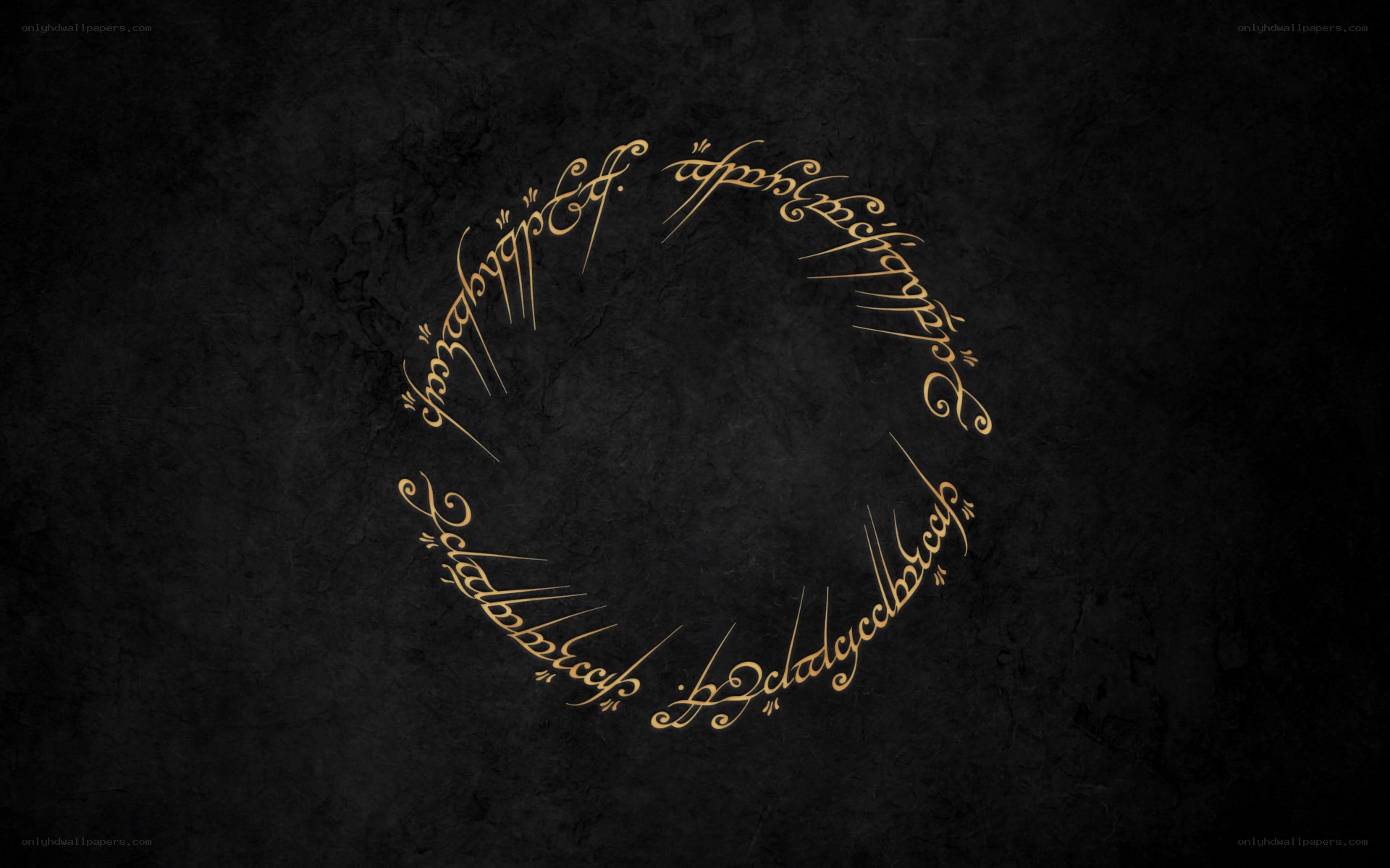 The One Ring inscription