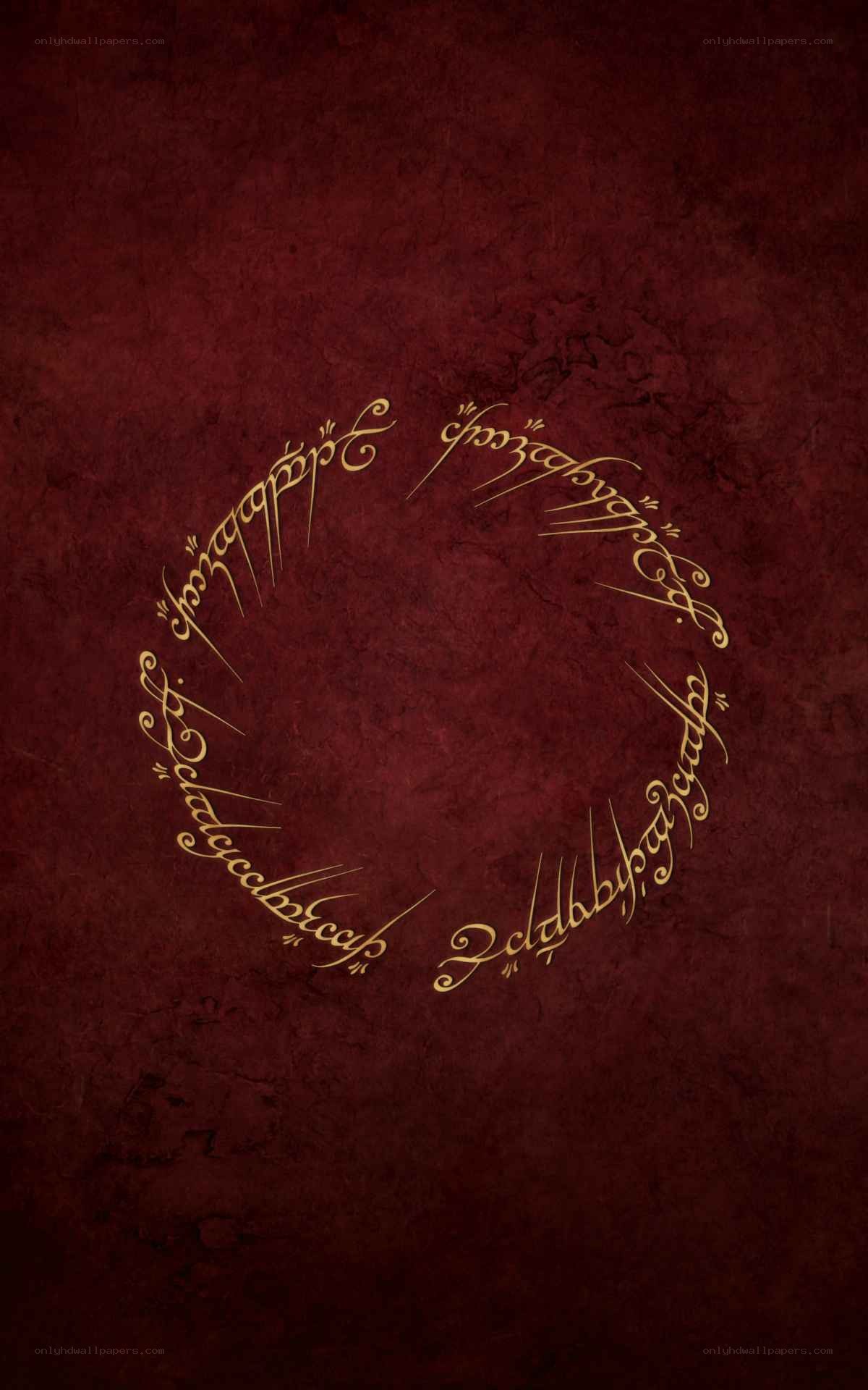 The One Ring inscription