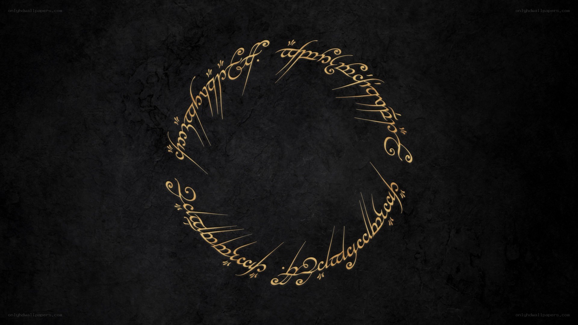 The One Ring inscription