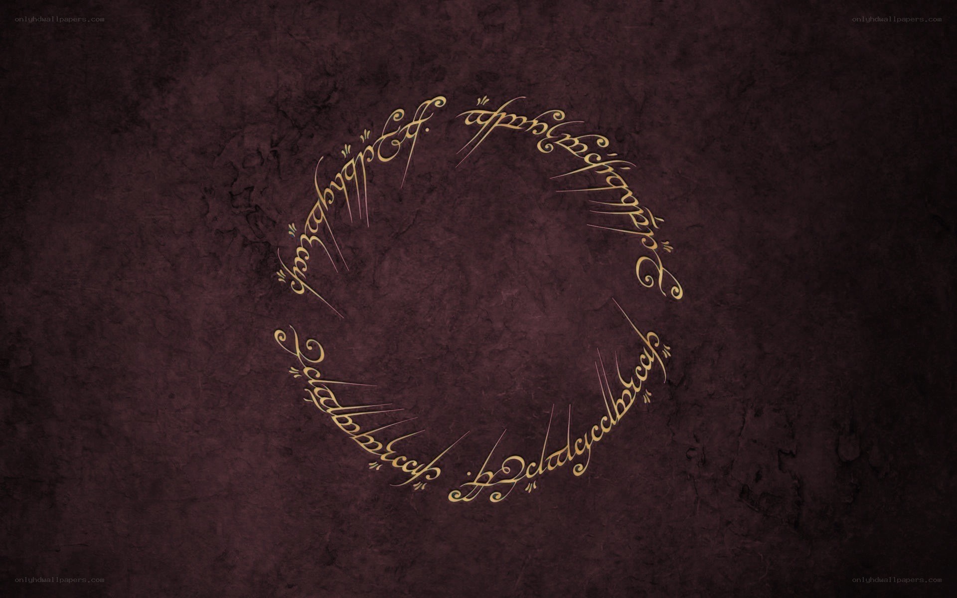 The One Ring inscription