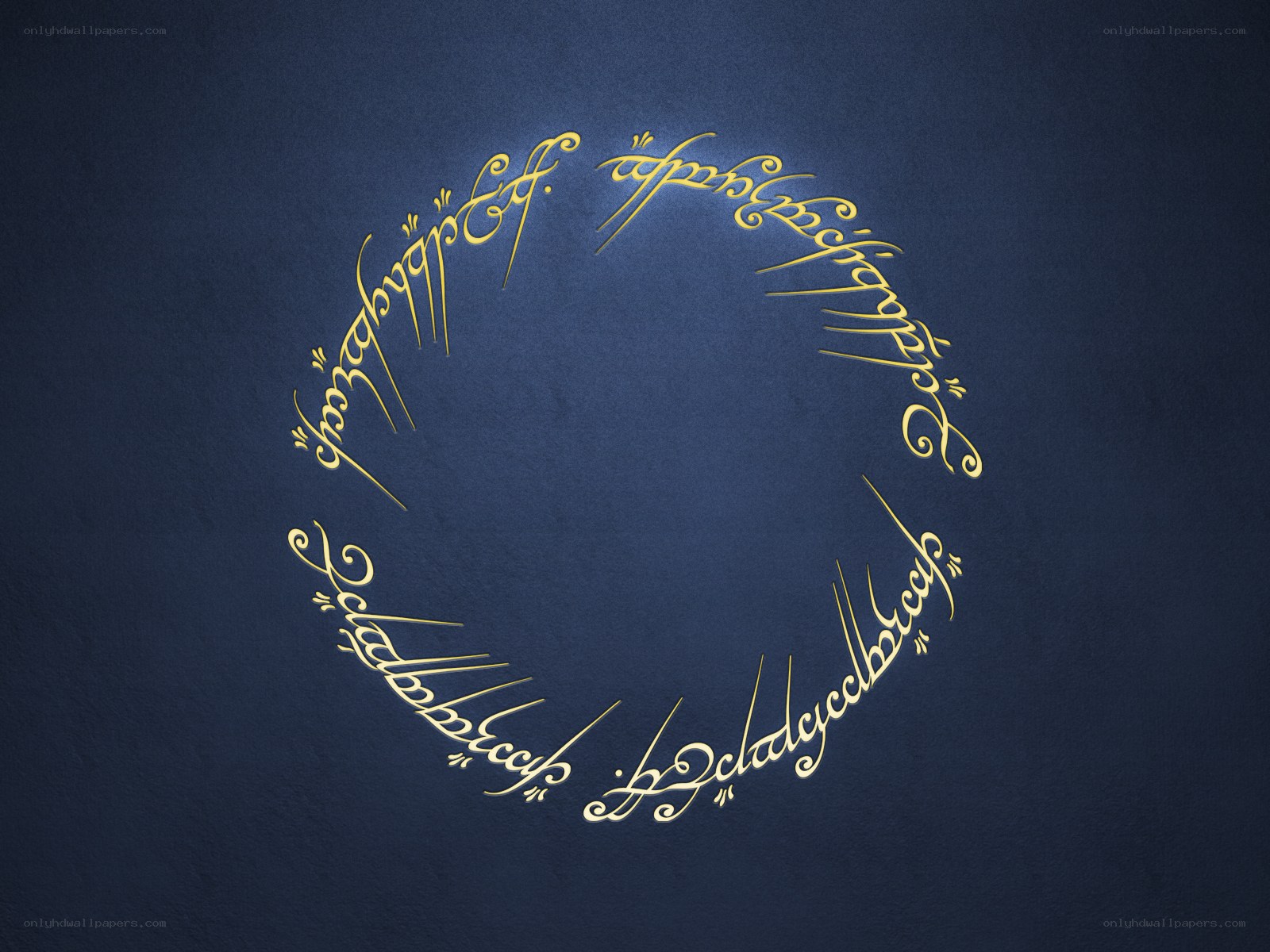 The One Ring inscription