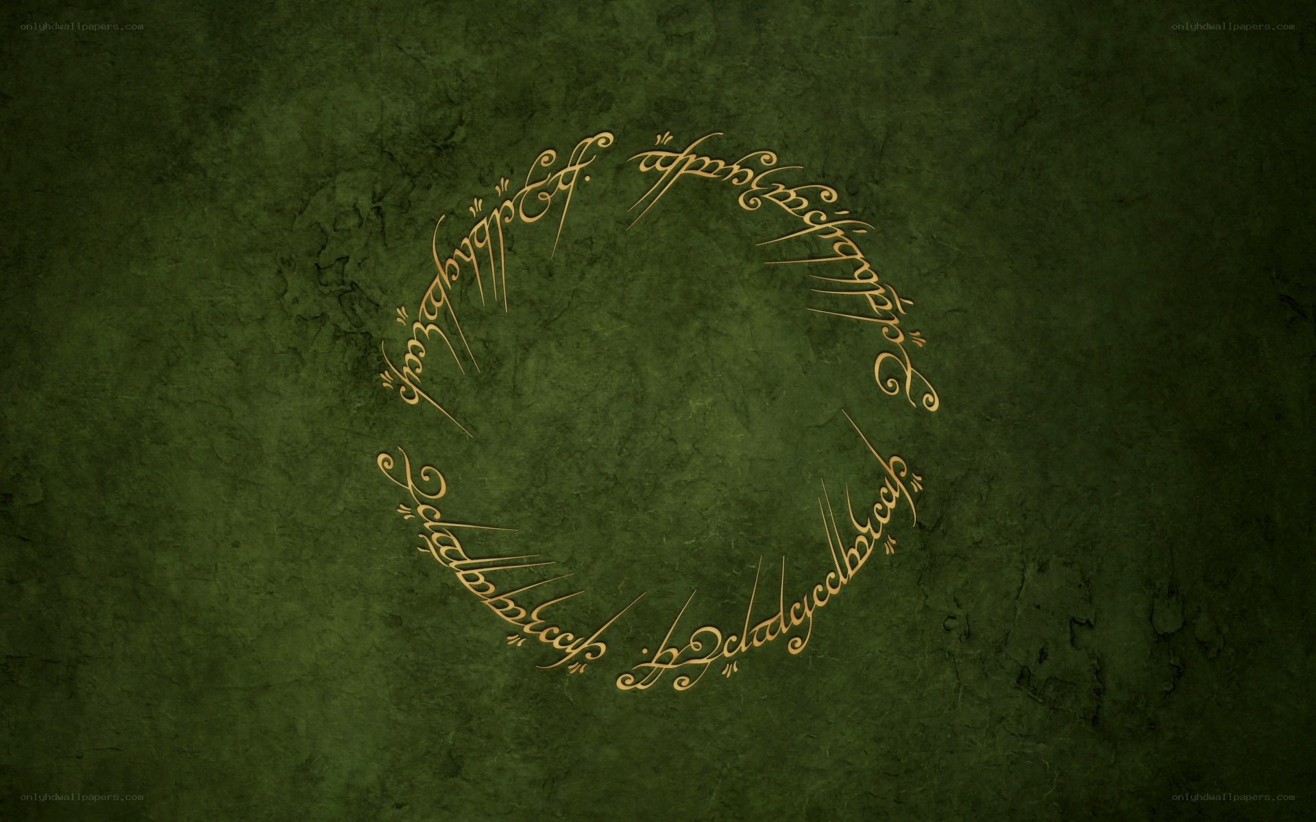 The One Ring inscription