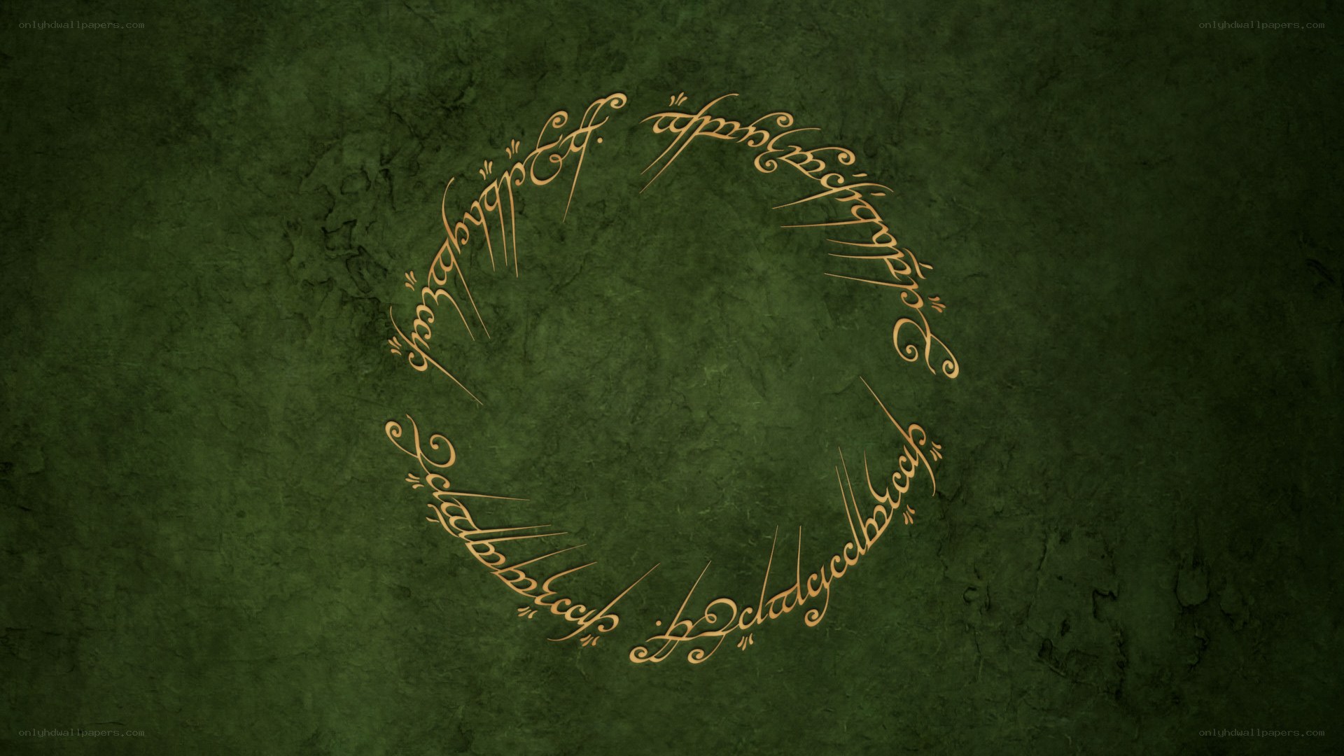The One Ring inscription