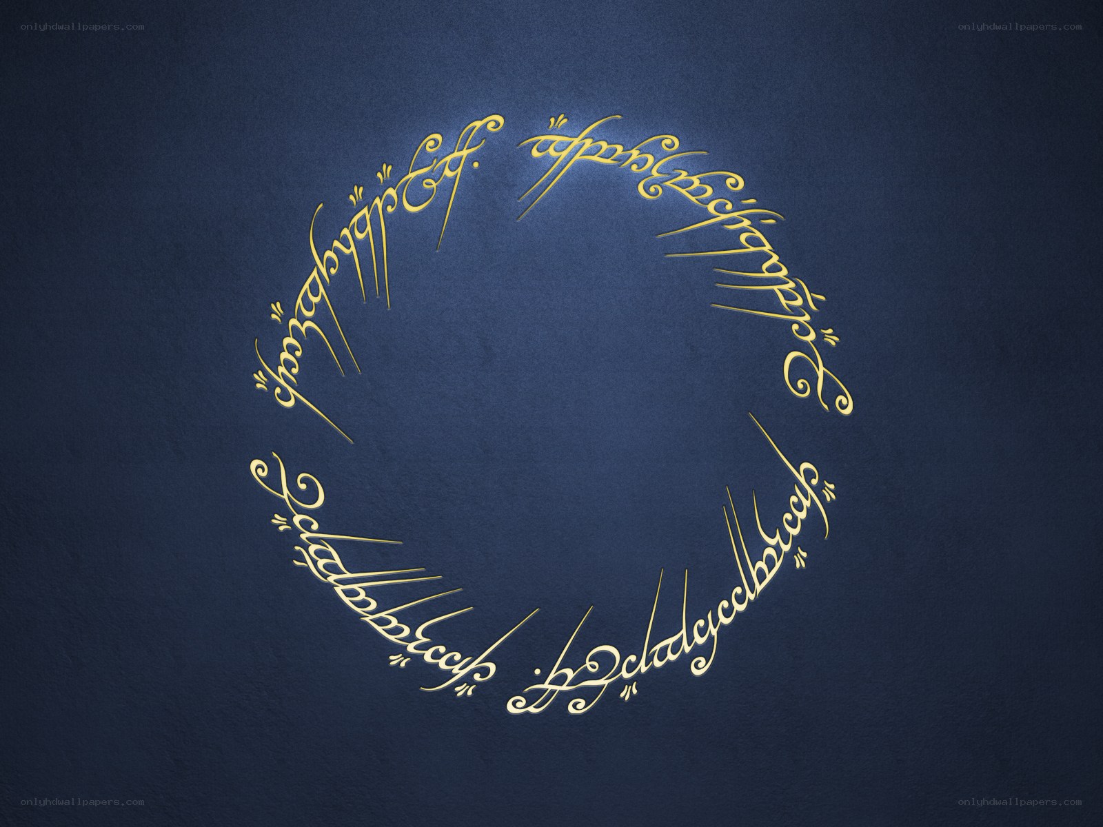 The One Ring inscription