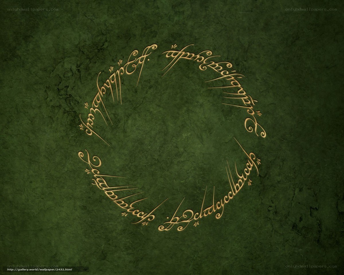 The One Ring inscription