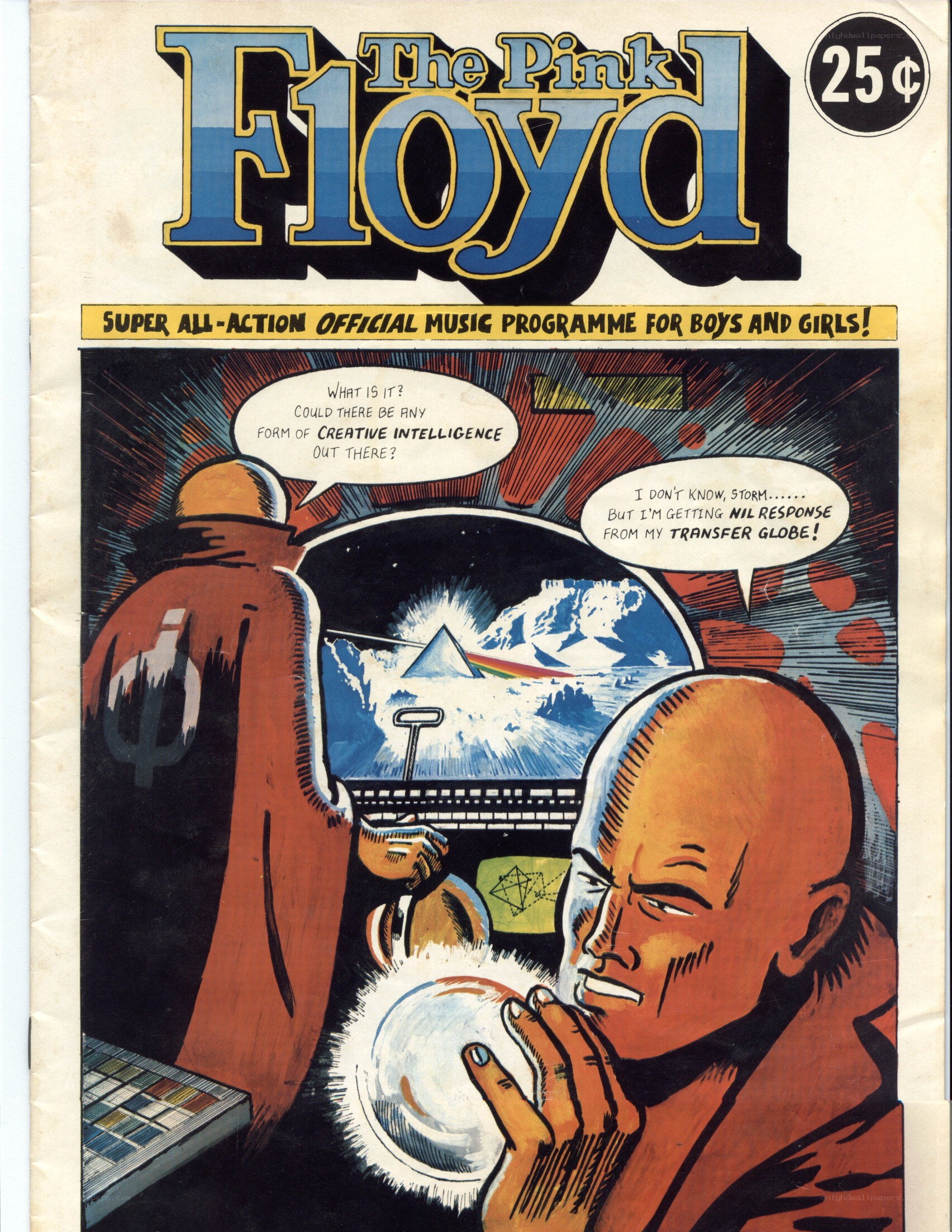 The Pink Floyd comic cover
