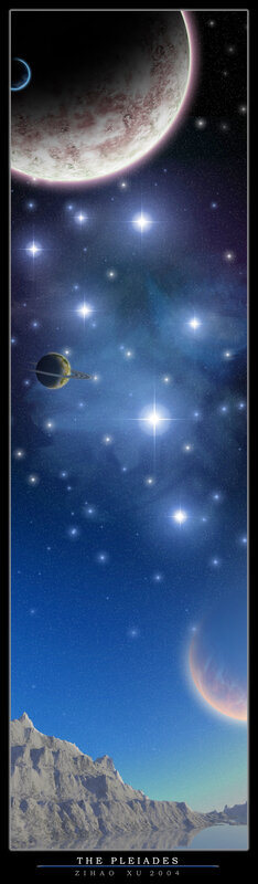 The Pleiades star cluster
