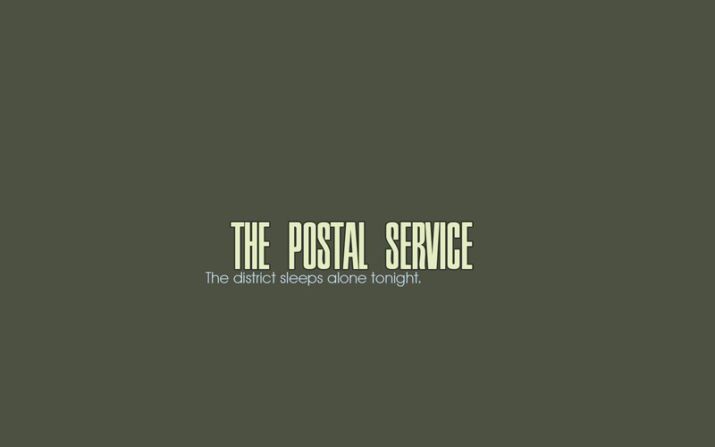 The Postal Service title card