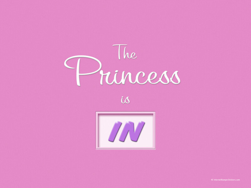 The Princess is In