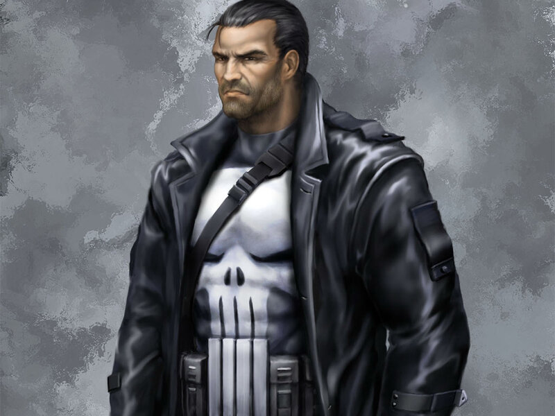 The Punisher character art