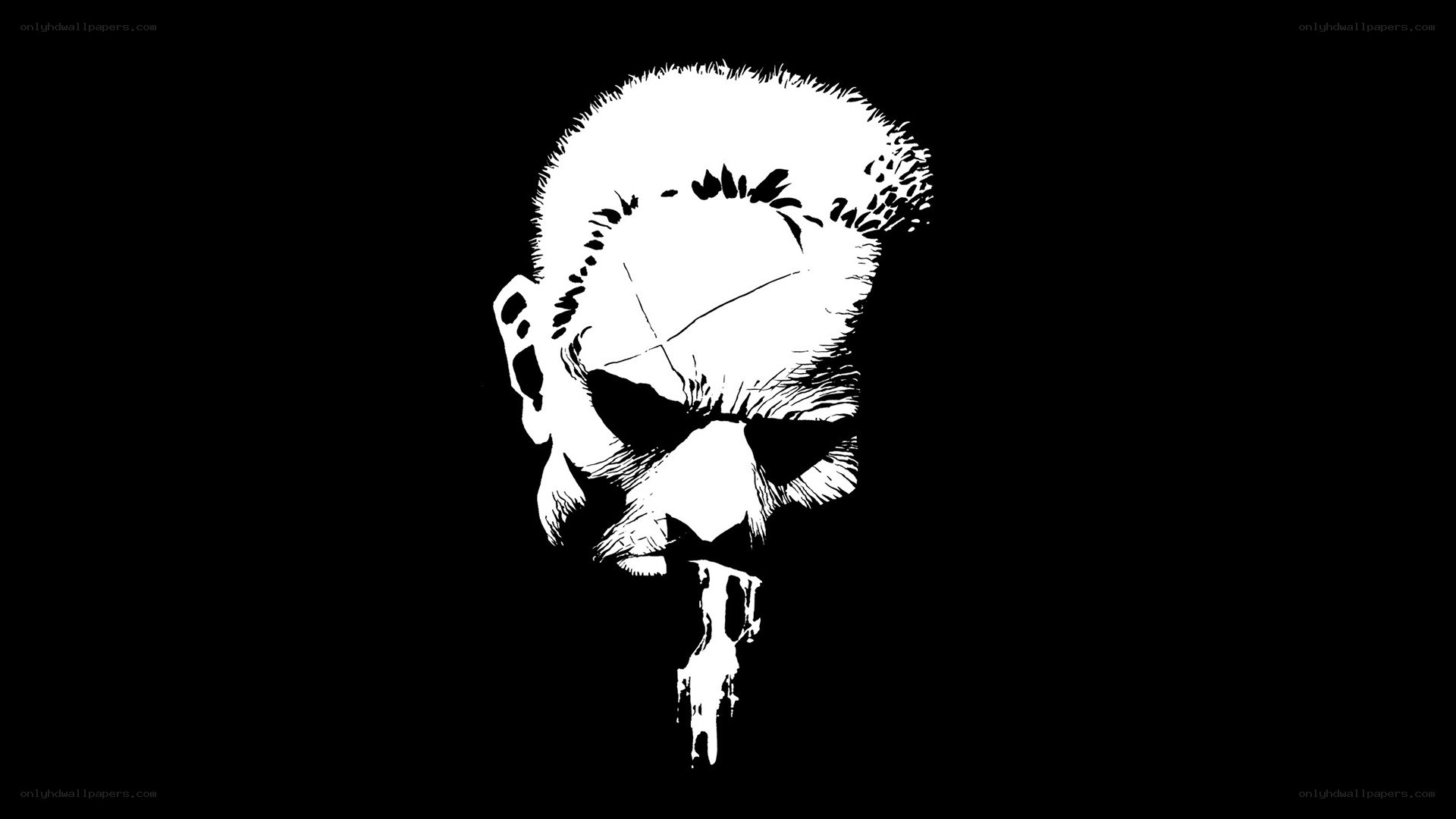The Punisher skull logo