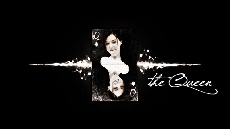 the queen card design