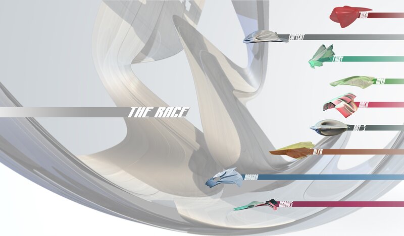 The Race game menu