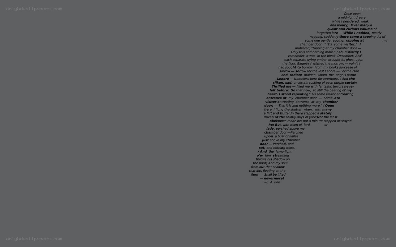 The Raven poem excerpt