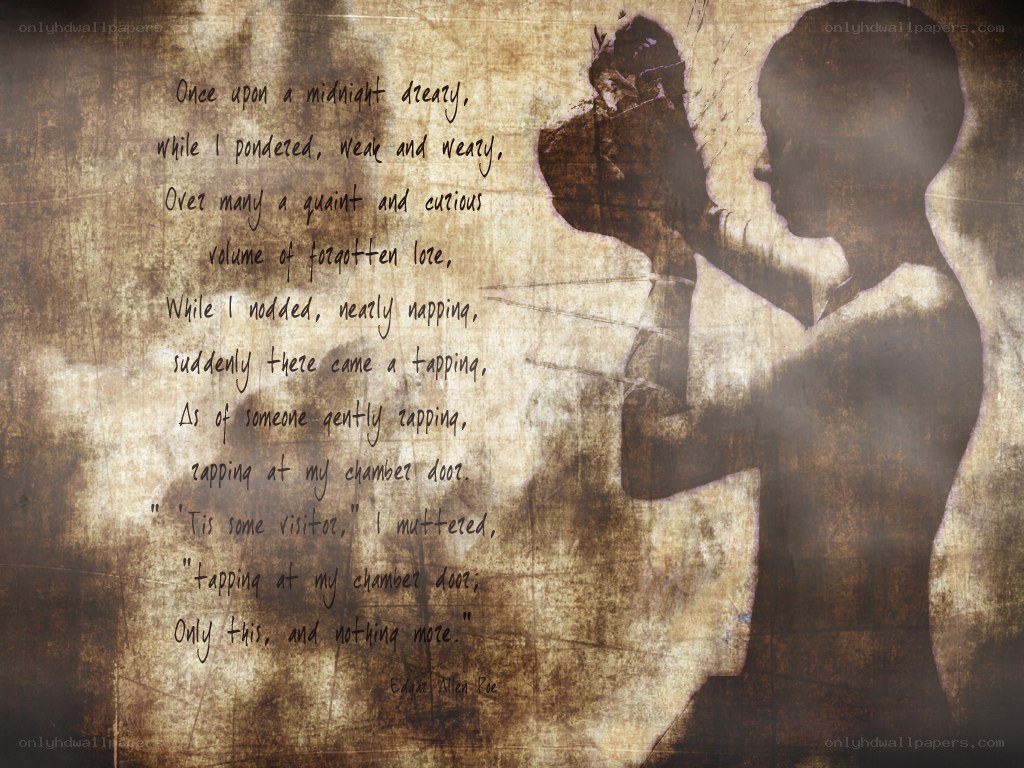 The Raven poem excerpt