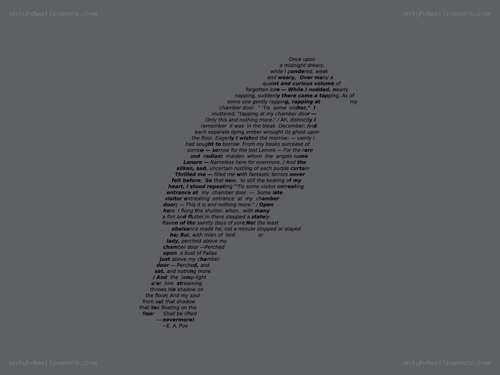 The Raven poem text