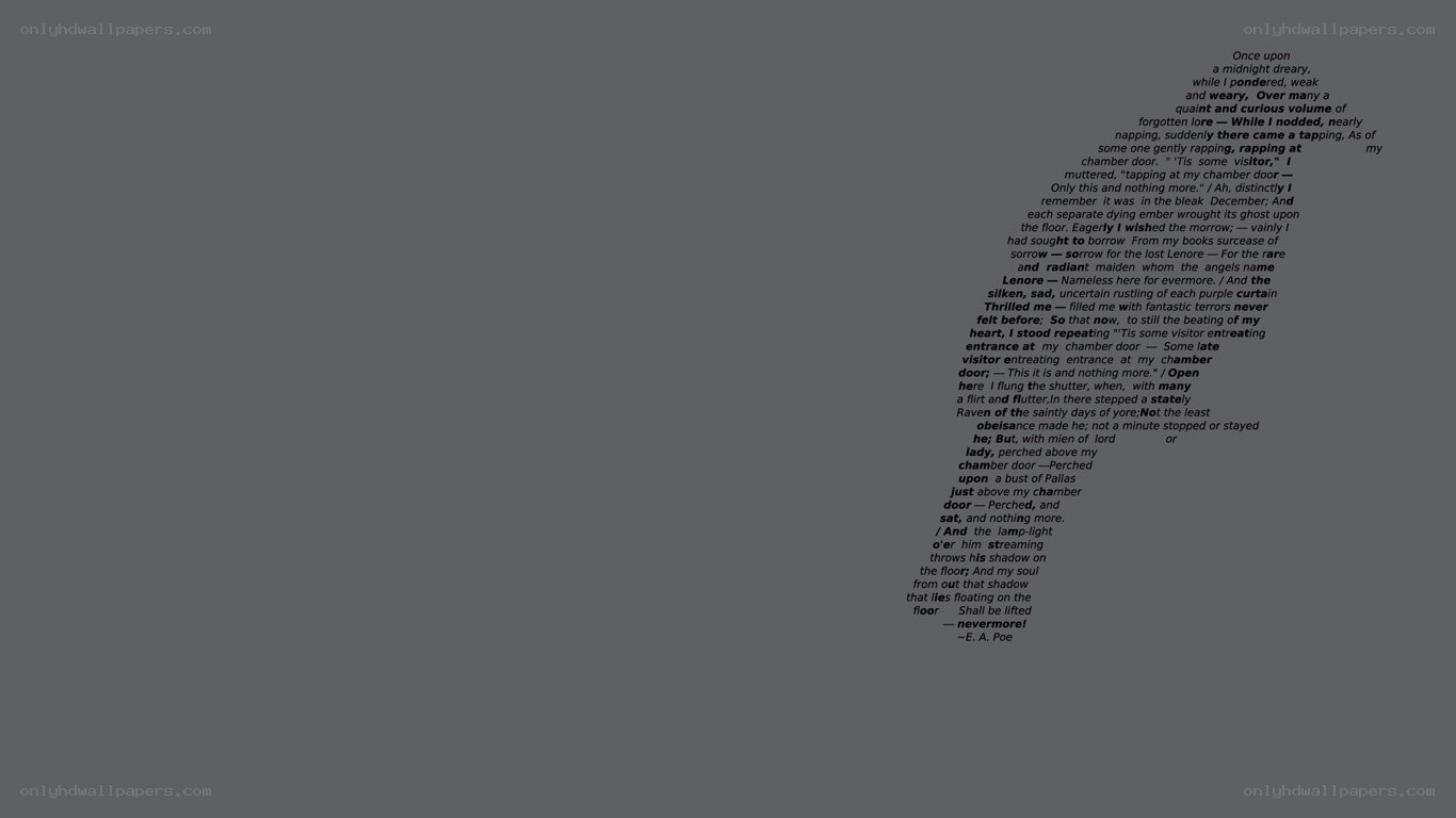 The Raven poem text