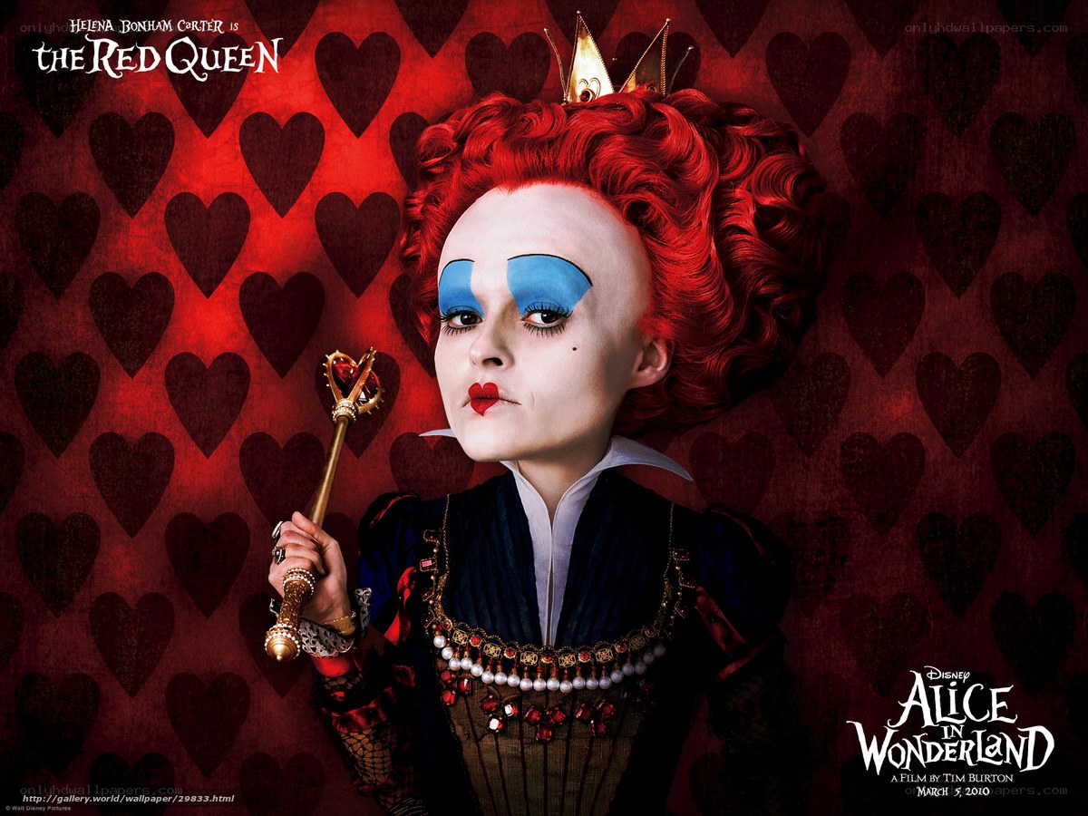 The Red Queen from Alice in Wonderland