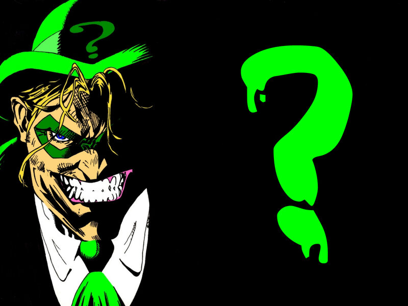 The Riddler Character — Black, Dramatic
