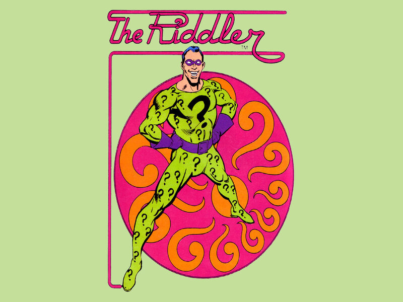 The Riddler Character — Green, Playful
