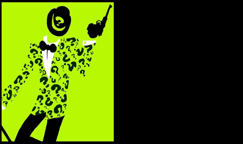 The Riddler Character — Lime Green, Dramatic