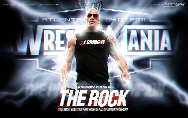 The Rock in Black Shirt — Dramatic
