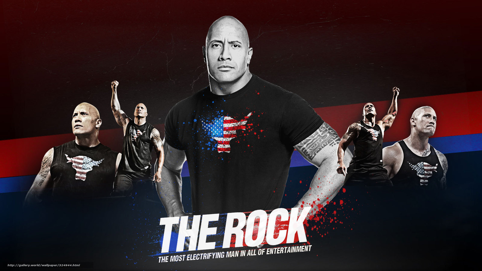 The Rock promotional poster