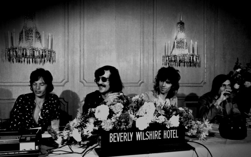 The Rolling Stones at a press conference