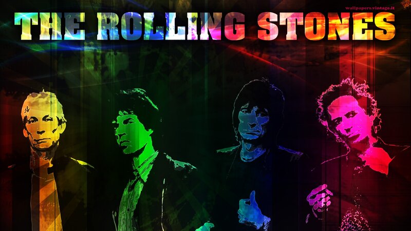 The Rolling Stones band wallpaper