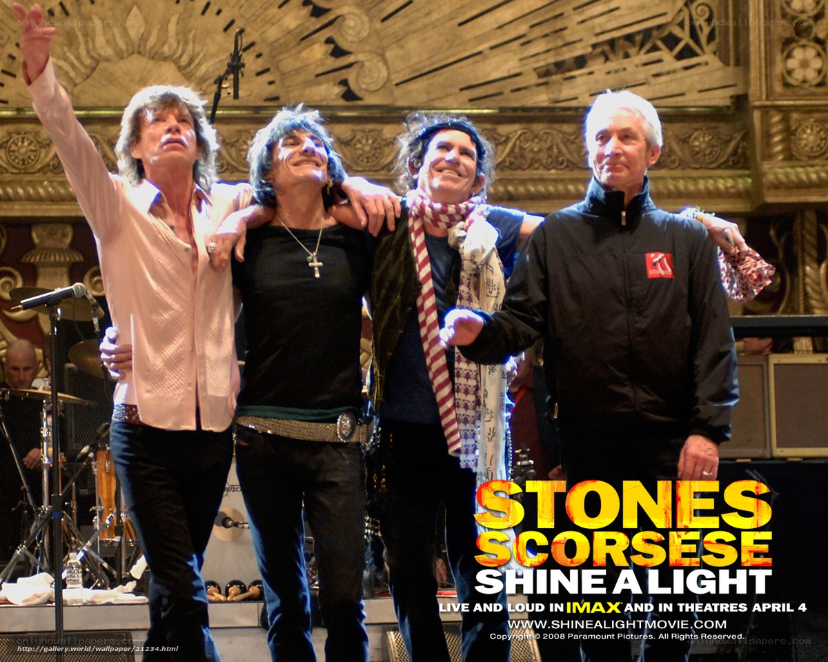The Rolling Stones on stage
