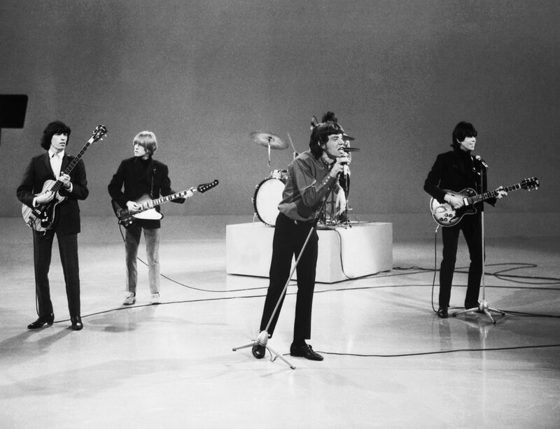 The Rolling Stones performing live