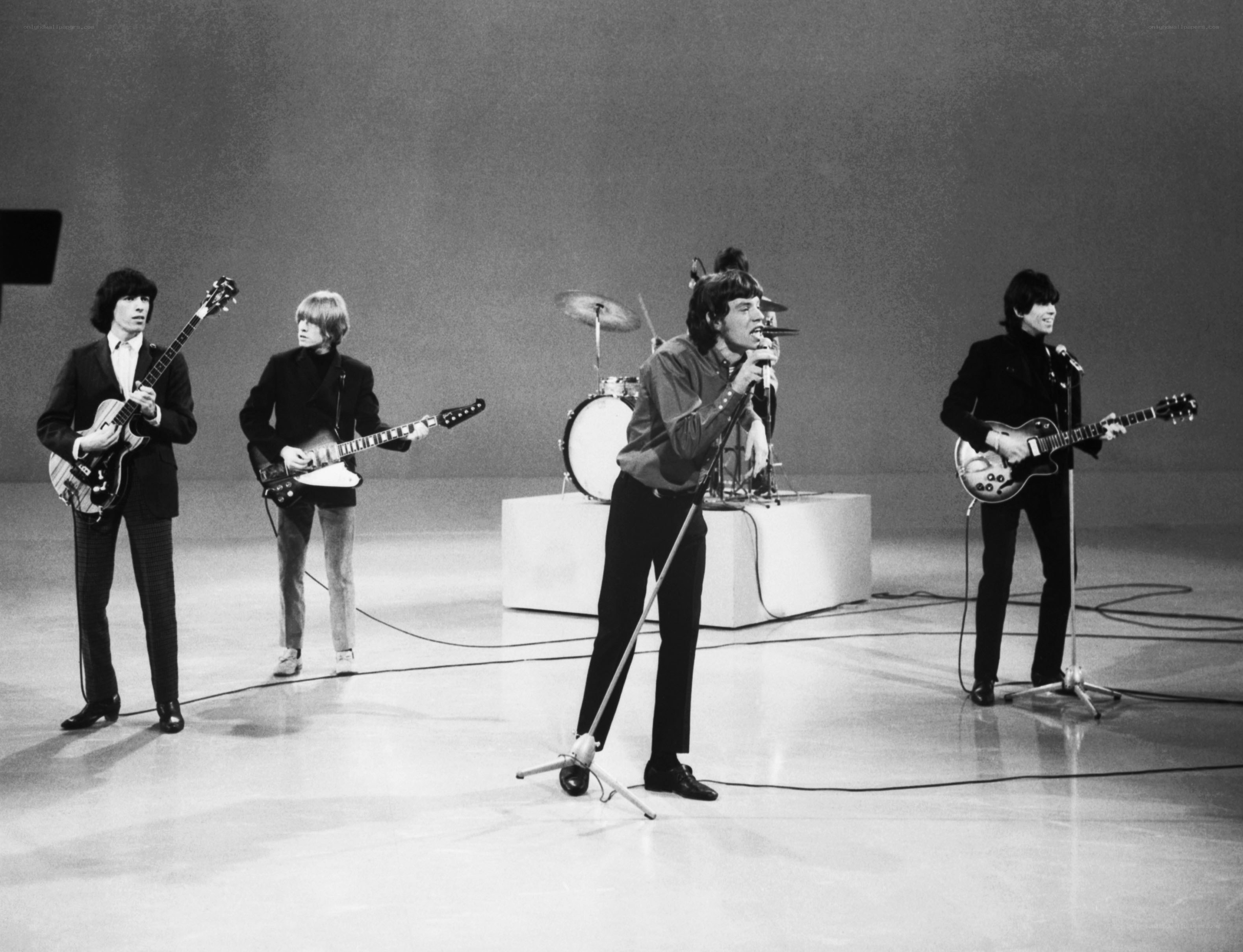 The Rolling Stones performing live