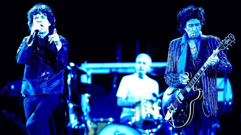 The Rolling Stones performing live