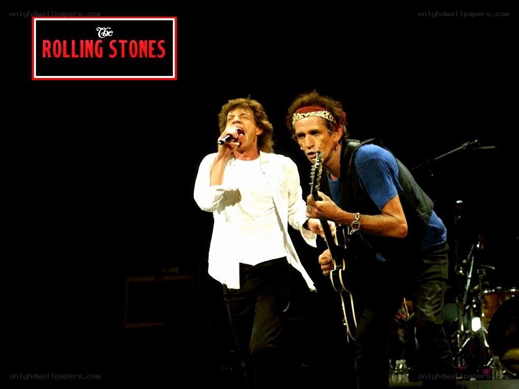 The Rolling Stones performing live