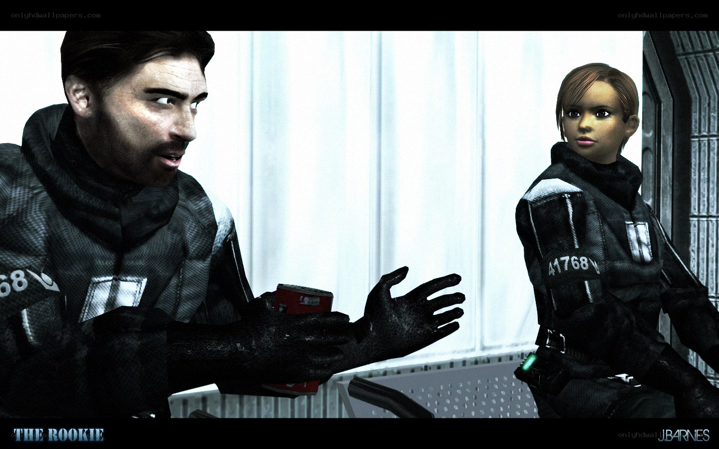 The Rookie scene from game