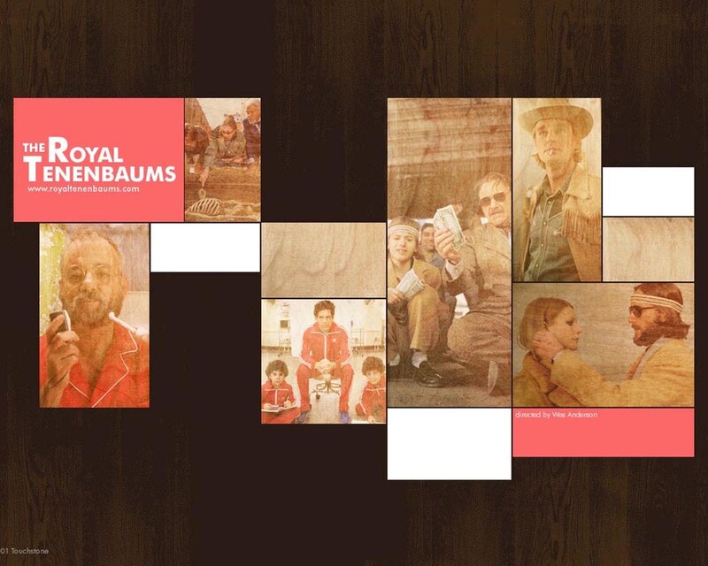The Royal Tenenbaums movie collage