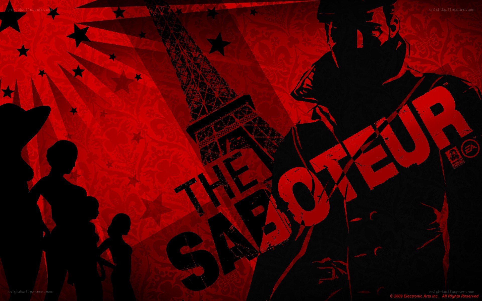 The Saboteur game art