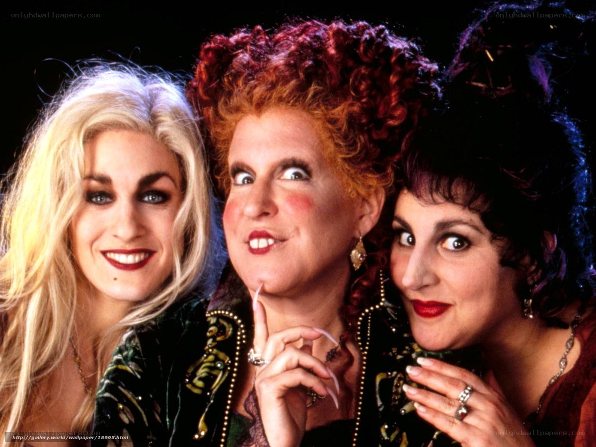 The Sanderson sisters from Hocus Pocus