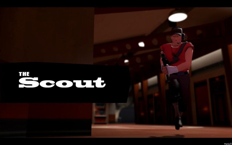 The Scout character from Team Fortress 2