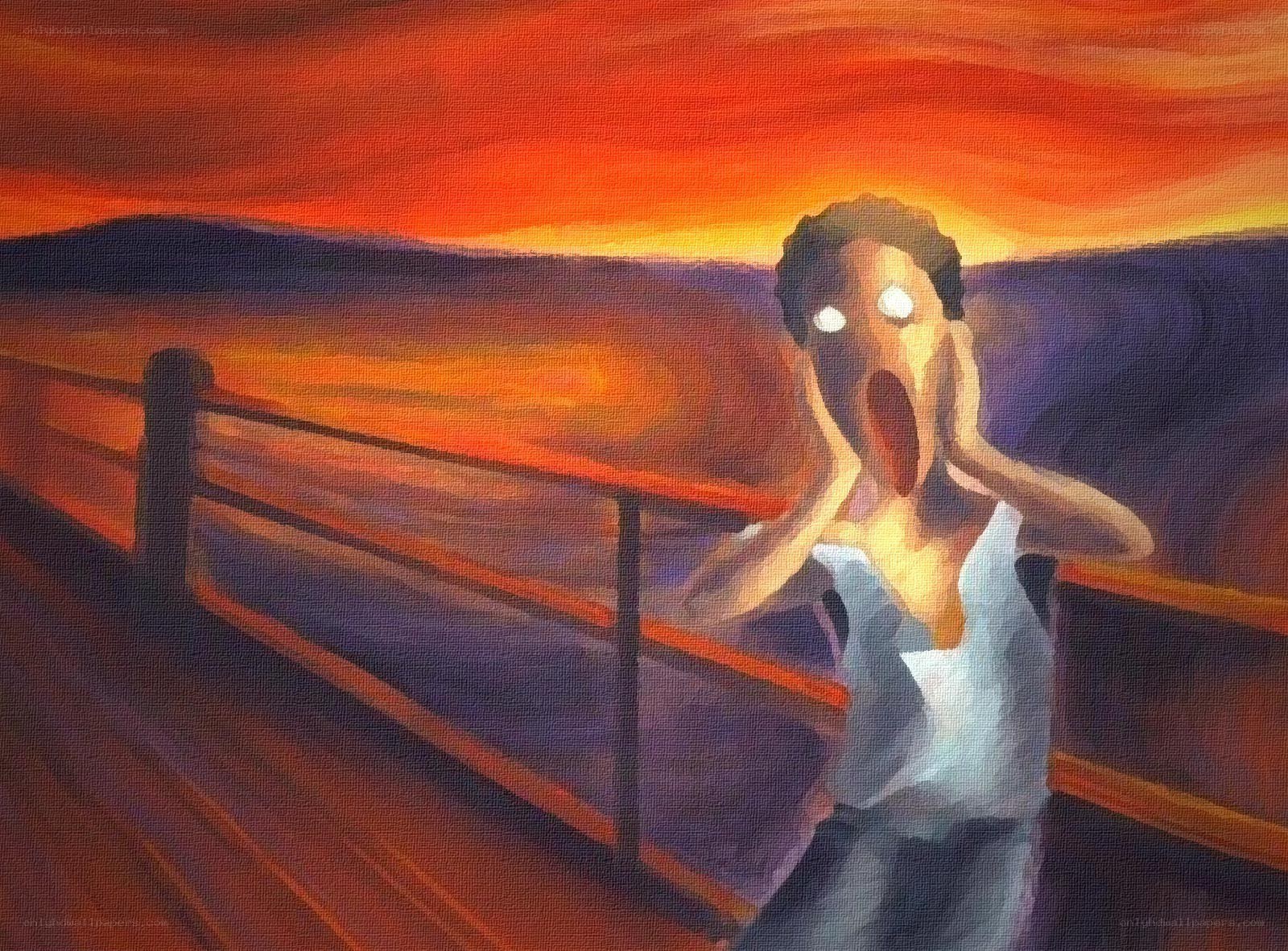 The Scream painting