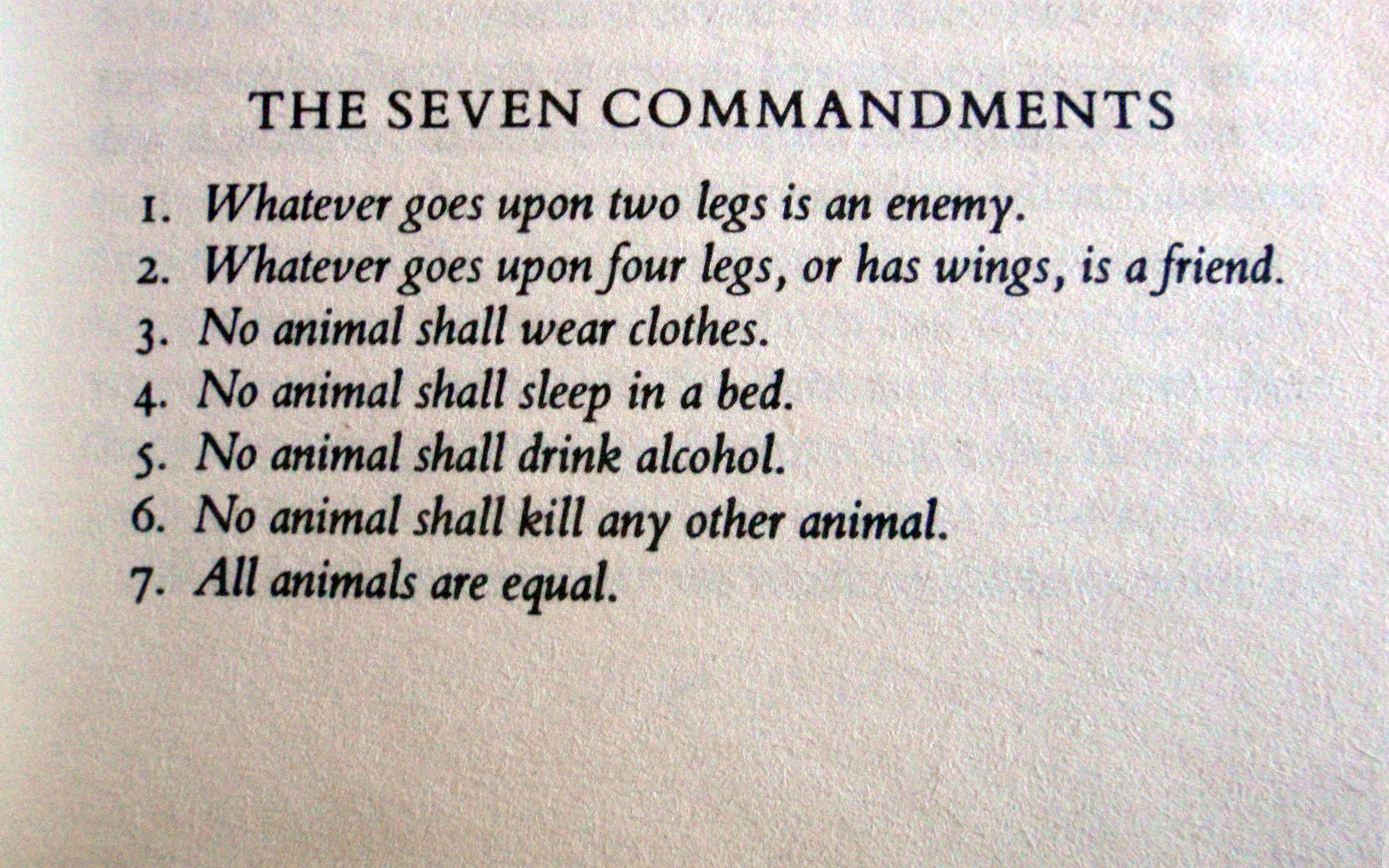 The Seven Commandments