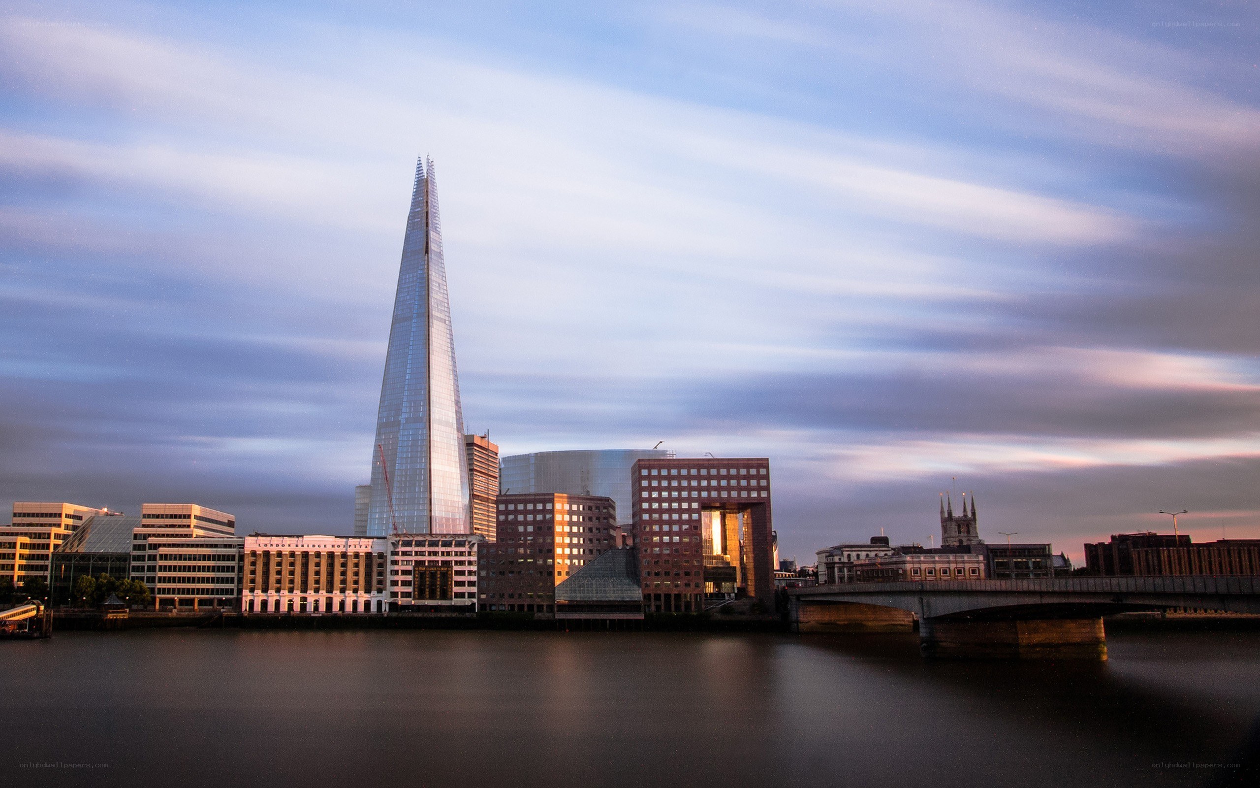 The Shard at dusk