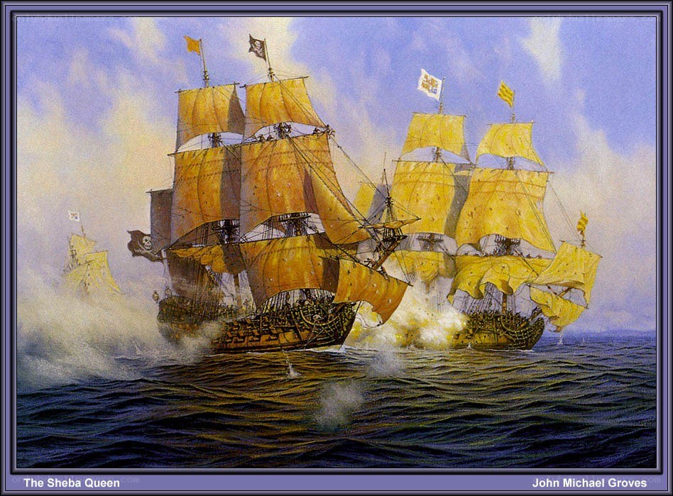 The Sheba Queen in battle