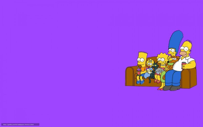 The Simpson Family on Couch