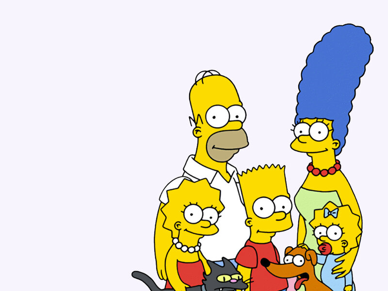 The Simpson family portrait