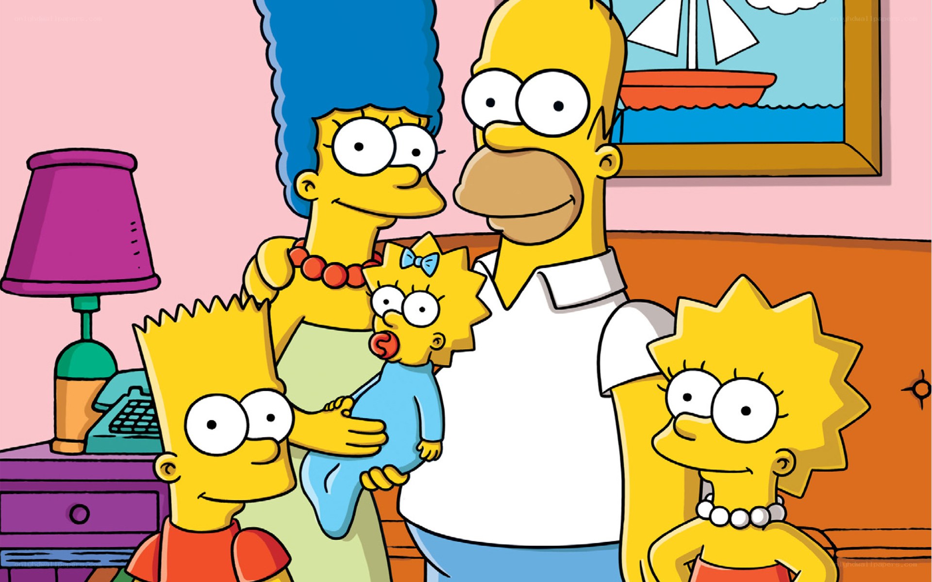 The Simpson family portrait
