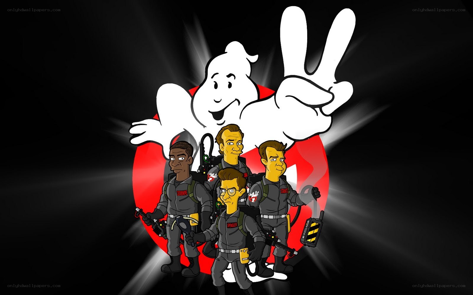 The Simpsons as Ghostbusters