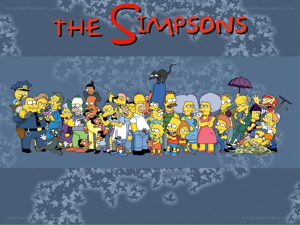 The Simpsons cast group shot