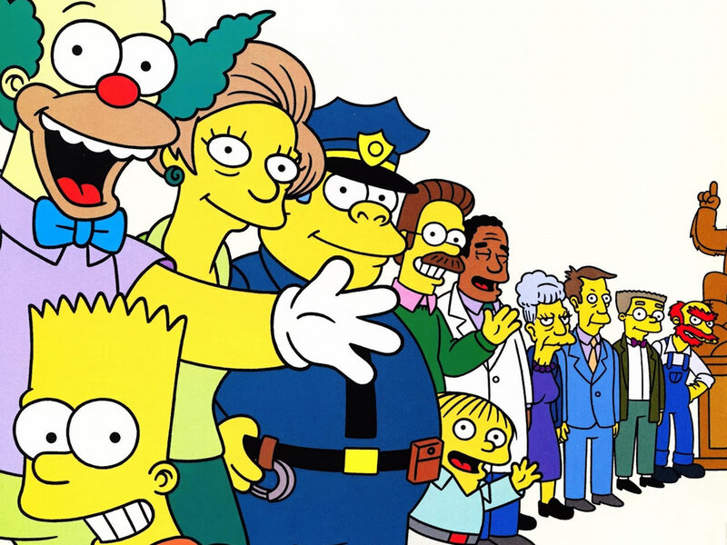 The Simpsons cast lineup