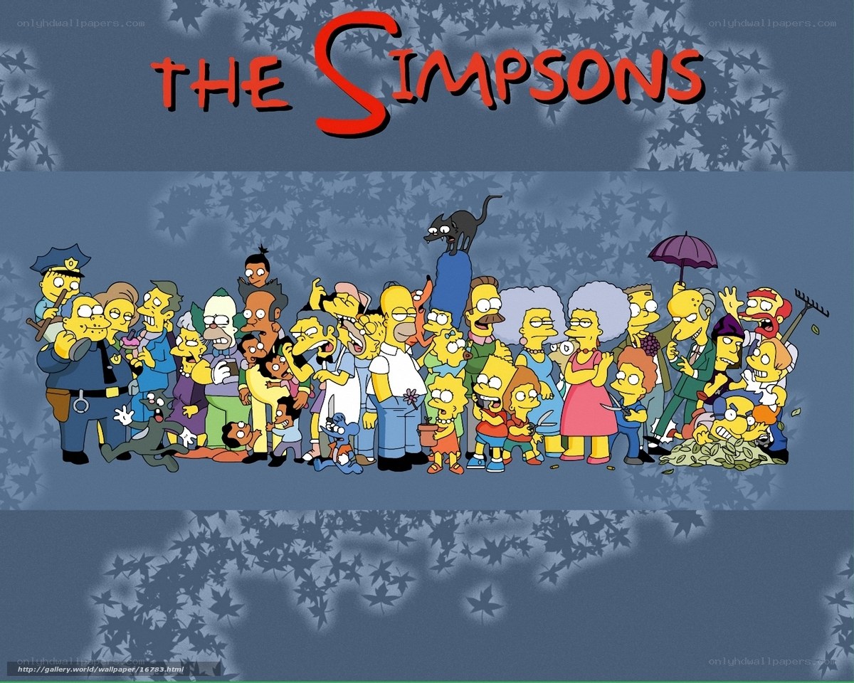 The Simpsons character lineup